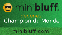 Jeanne joue au Minibluff